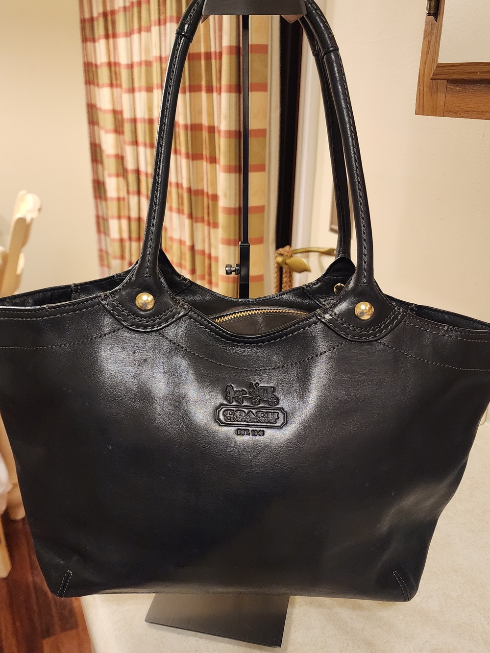 Coach Leather Bleecker Legacy tote or shoulder bag, 